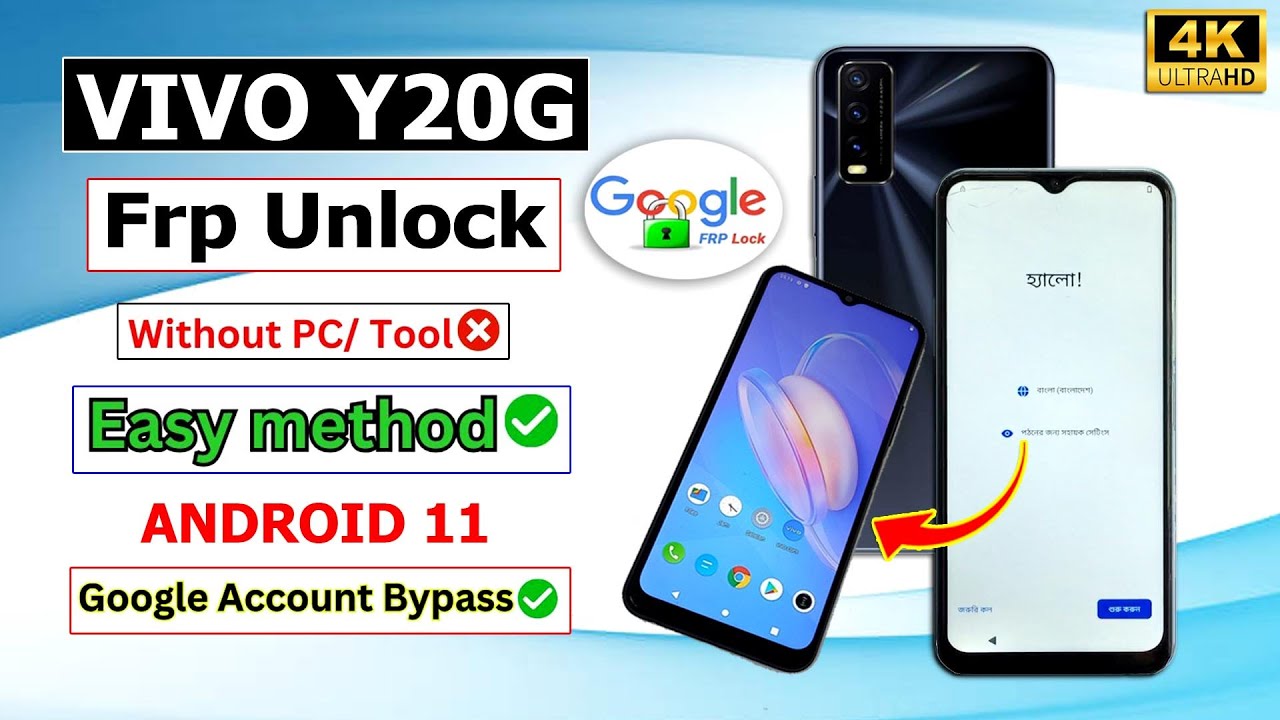 Vivo Y20G Frp Bypass Android 11 Without Computer Vivo Y20G Frp Bypass Android 11 Without Computer