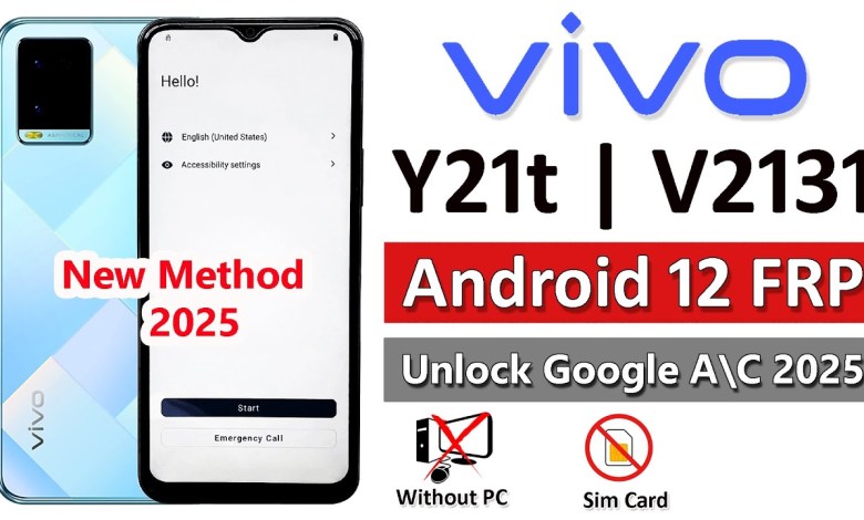 Unlock Google FRP on Vivo Y21T running Android 12 Unlock Google FRP on Vivo Y21T running Android 12