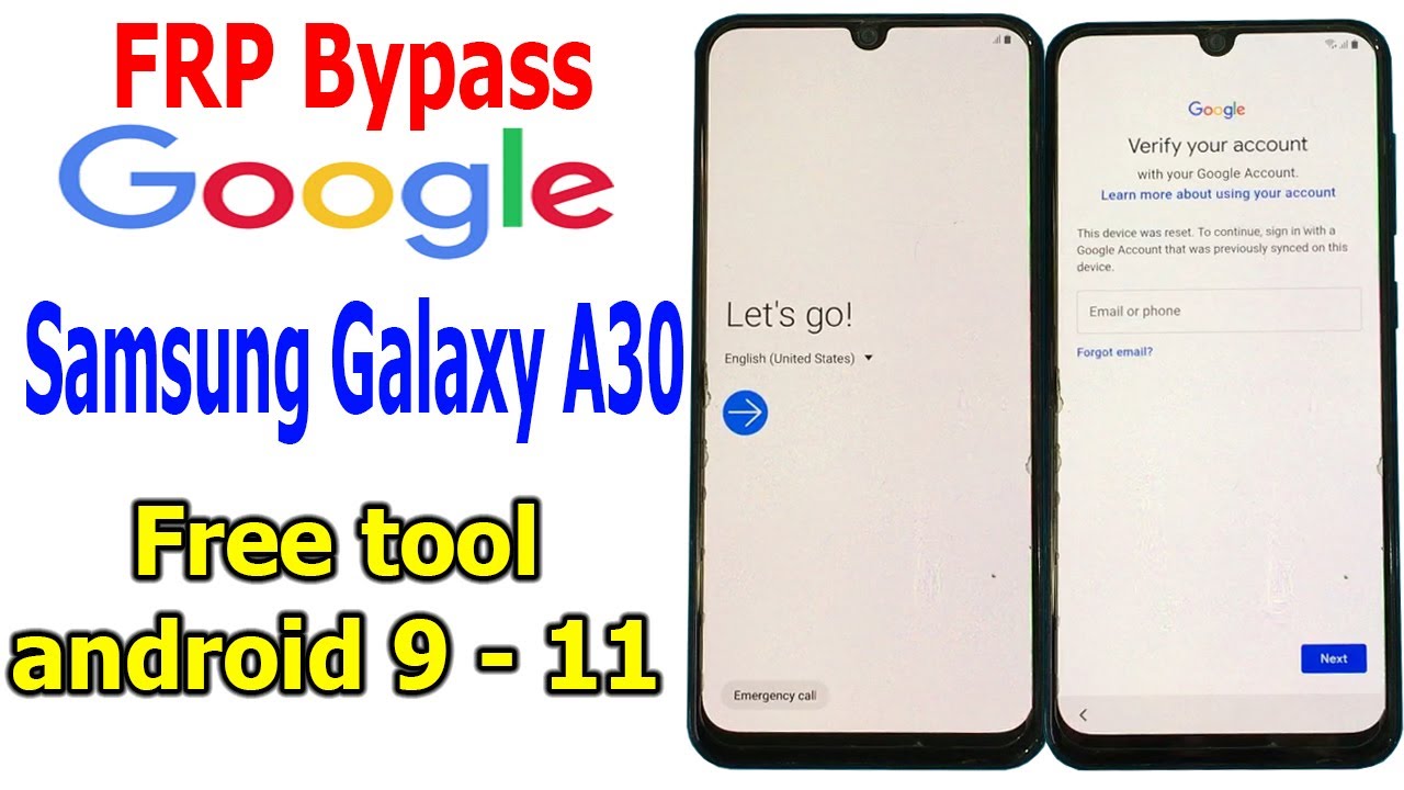 FRP Bypass Google Account Samsung Galaxy A30 FRP Bypass Google Account Samsung Galaxy A30
