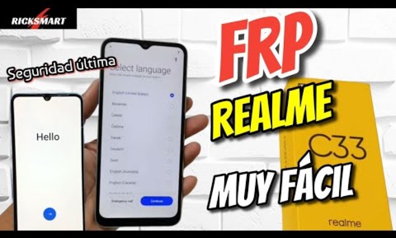 FRP NEW How to Remove Google Account Realme C33 and FRP NEW How to Remove Google Account Realme C33 and