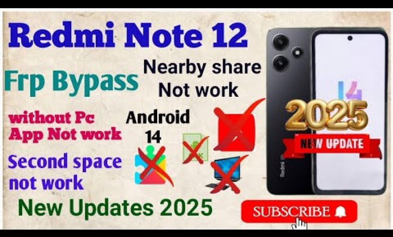 Unlock the secrets of Redmi Note 12 Frp bypass with HyperOS on Android 14 | Introducing the powerful Note 13 Unlock the secrets of Redmi Note 12 Frp bypass with HyperOS on Android 14 | Introducing the powerful Note 13
