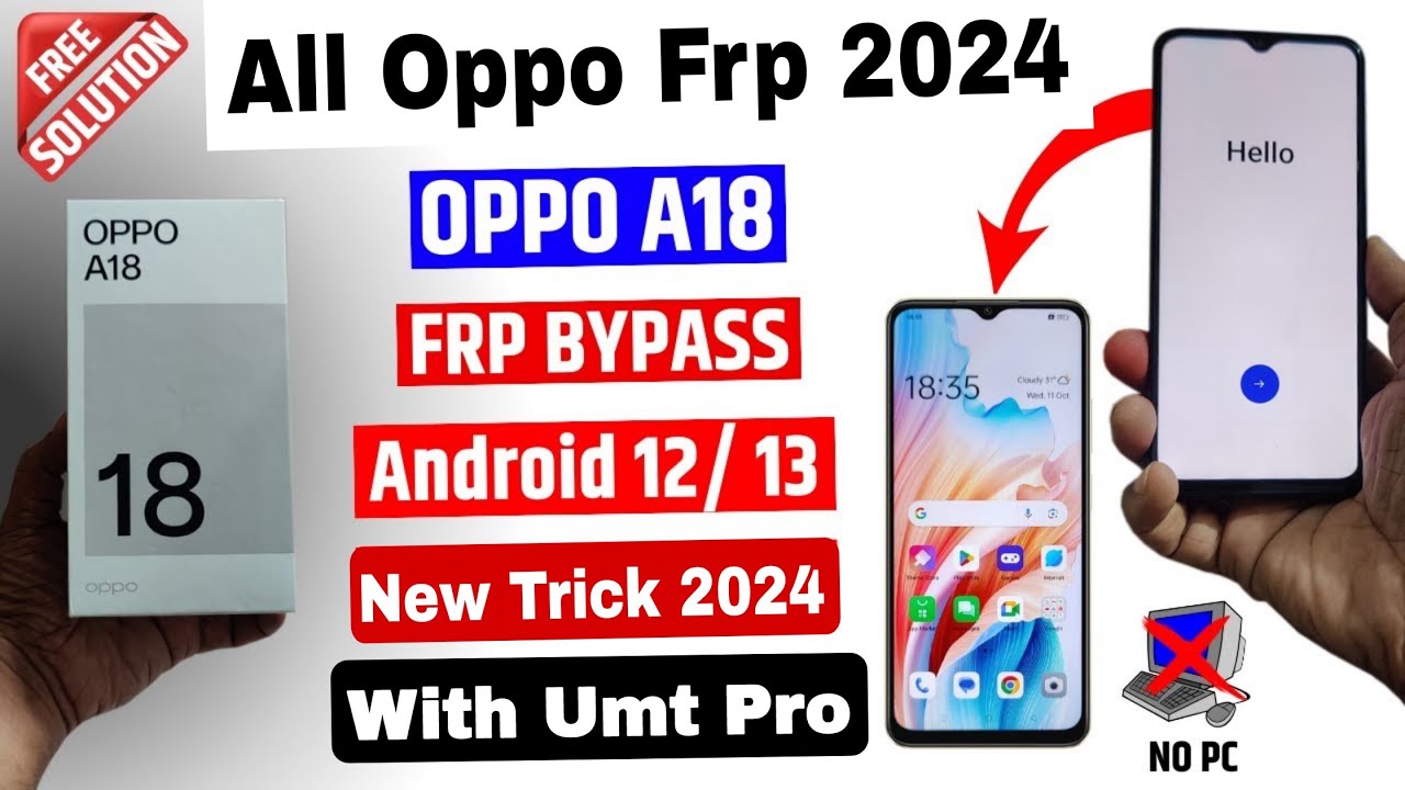 Discover the latest trick for bypassing FRP on Oppo A18 with Umt Pro Discover the latest trick for bypassing FRP on Oppo A18 with Umt Pro