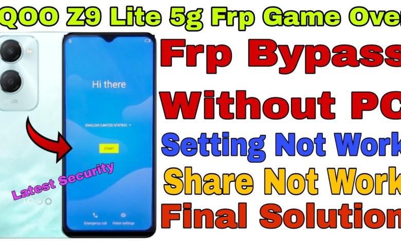Discover how to bypass FRP on iQOO Z9 Lite 5G without using a PC! Latest security measures included. Discover how to bypass FRP on iQOO Z9 Lite 5G without using a PC! Latest security measures included.