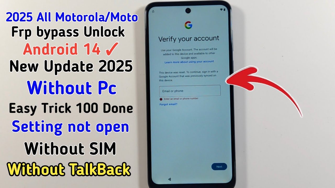 Unlock the Secrets: Complete 2025 Guide to Bypass FRP on All Motorola/Moto Devices Running Android 14! Unlock the Secrets: Complete 2025 Guide to Bypass FRP on All Motorola/Moto Devices Running Android 14!