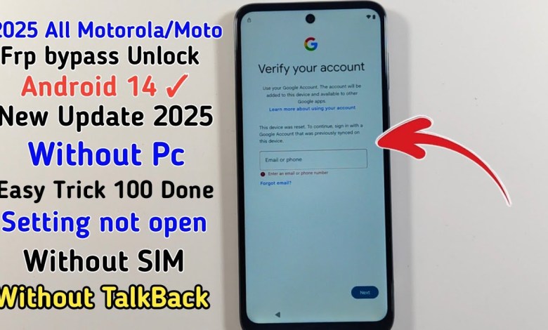 Unlock the Secrets: Complete 2025 Guide to Bypass FRP on All Motorola/Moto Devices Running Android 14! Unlock the Secrets: Complete 2025 Guide to Bypass FRP on All Motorola/Moto Devices Running Android 14!