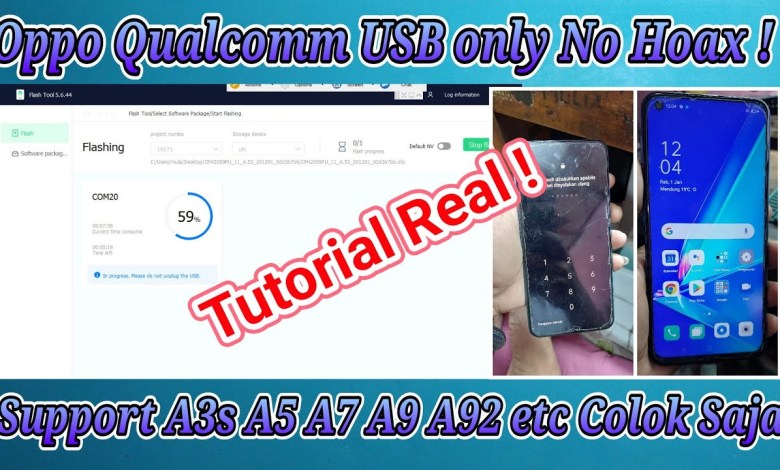 Unlock Pascode & Frp Oppo Qualqom Usb Only ( Tanpa Unlock Pascode & Frp Oppo Qualqom Usb Only ( Tanpa