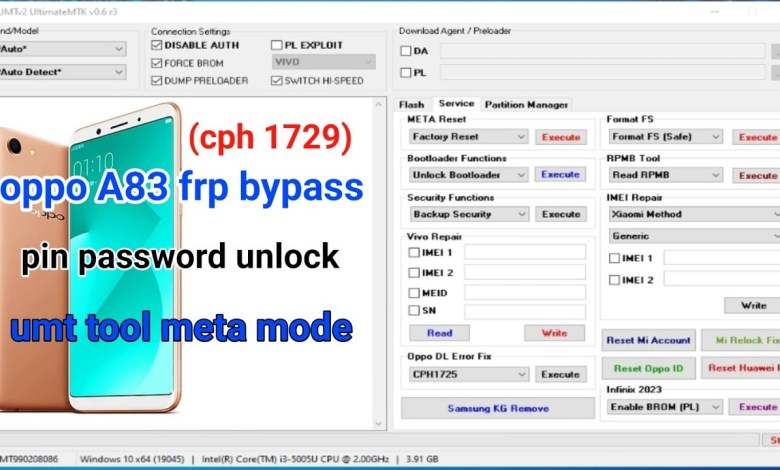 oppo A83 frp bypass | cph1729 pin password unlock umt oppo A83 frp bypass | cph1729 pin password unlock umt