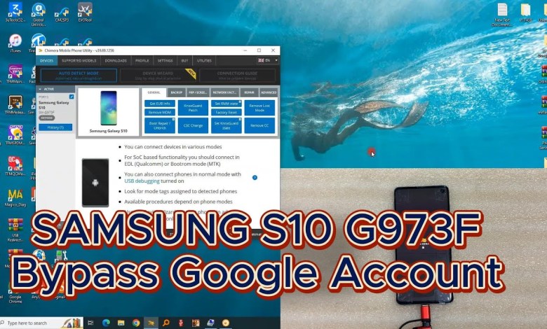 Bypass Google Account S10/G973F With Chimera Tool Done Bypass Google Account S10/G973F With Chimera Tool Done