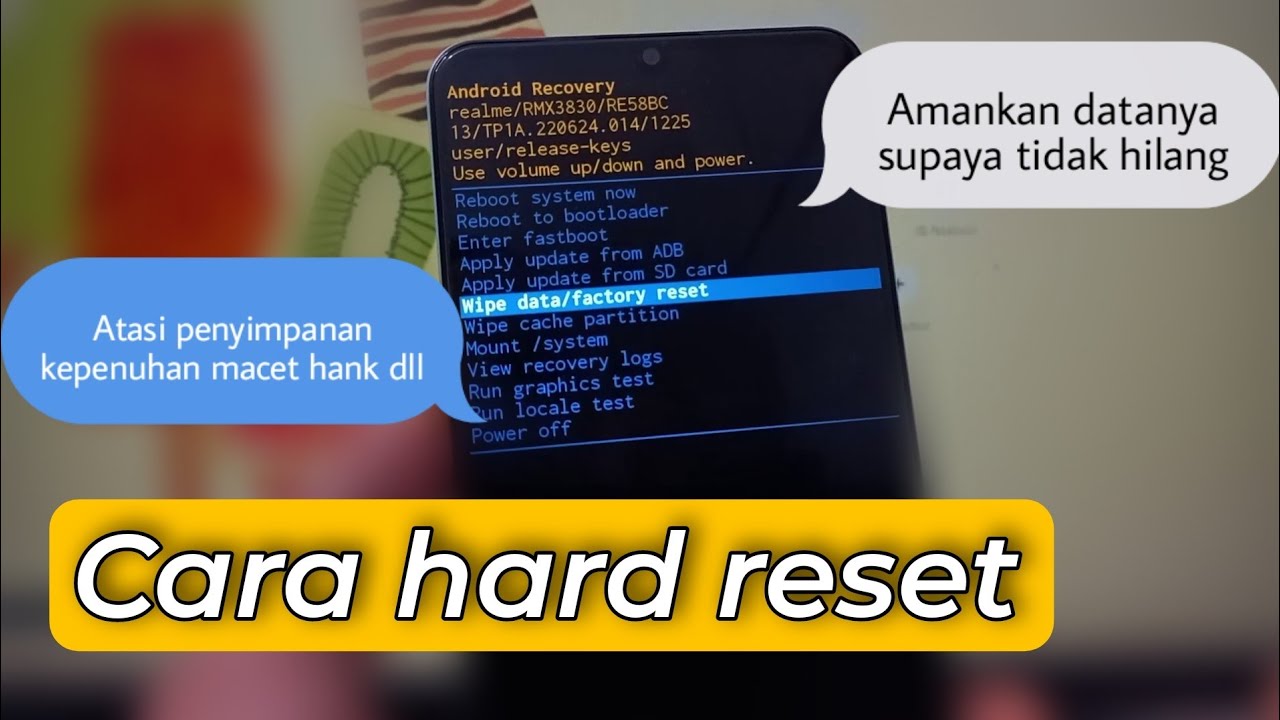 Cara Hard Reset HP realme C51 Realme UI T Edition Cara Hard Reset HP realme C51 Realme UI T Edition