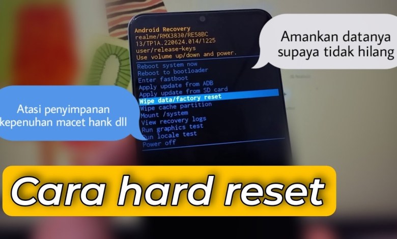 Cara Hard Reset HP realme C51 Realme UI T Edition Cara Hard Reset HP realme C51 Realme UI T Edition