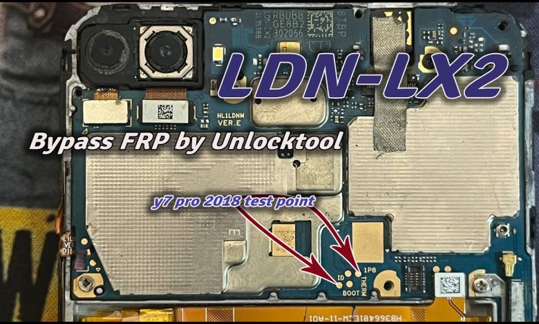 Huawei Y7 pro 2018 LDN-LX2 bypass frp test point unlock Huawei Y7 pro 2018 LDN-LX2 bypass frp test point unlock