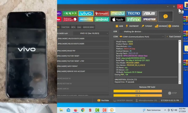 Vivo Y12s Frp Bypass II Vivo Pd2036F Google Account Vivo Y12s Frp Bypass II Vivo Pd2036F Google Account