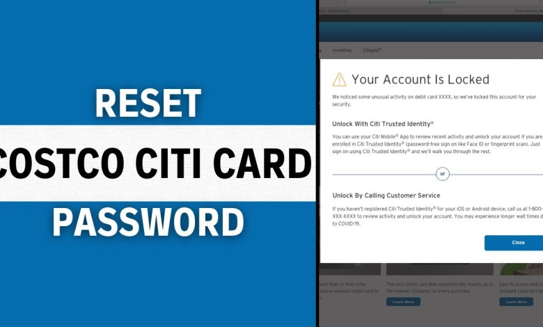 How to Reset Your Password for Costco Citi Card Online How to Reset Your Password for Costco Citi Card Online
