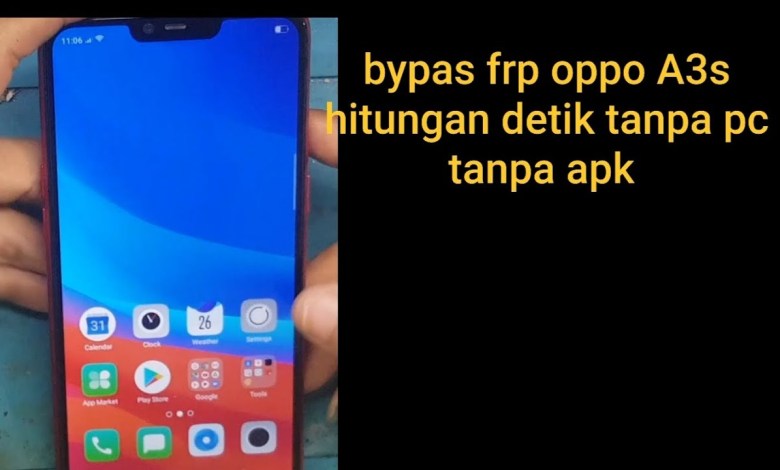 bypass frp oppo a3s in seconds without pc without apk bypass frp oppo a3s in seconds without pc without apk