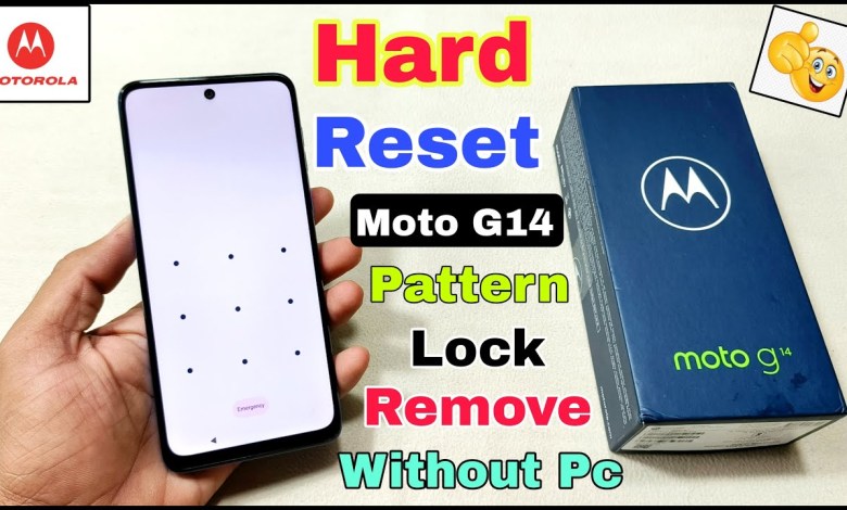 Moto G14 Hard Reset | Moto G14 Pattern Unlock Without Moto G14 Hard Reset | Moto G14 Pattern Unlock Without