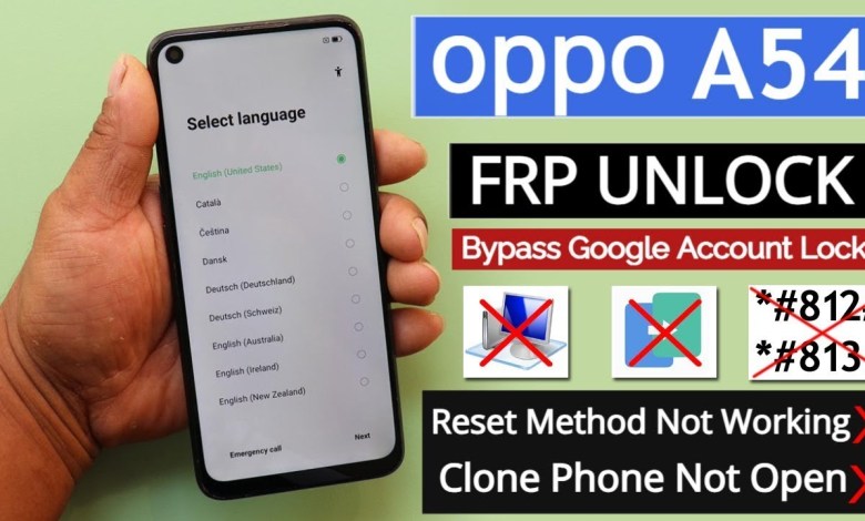 Oppo A54 A55 Frp Bypass/Unlock 2023 Reset Method Not Oppo A54 A55 Frp Bypass/Unlock 2023 Reset Method Not