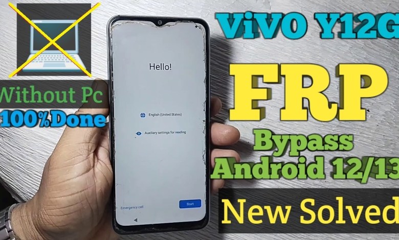 Vivo Y12G FRP Bypass Android 12/13 Without Pc ! New Vivo Y12G FRP Bypass Android 12/13 Without Pc ! New