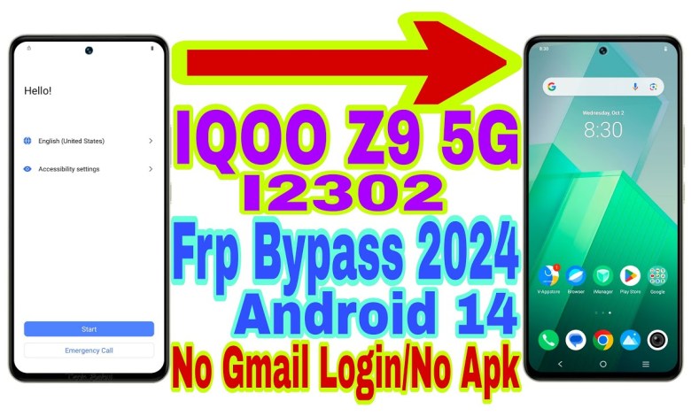 Unlock Iqoo Z9 5G (I2302) Frp with Android 14 | Discover the Latest Bypass Trick Unlock Iqoo Z9 5G (I2302) Frp with Android 14 | Discover the Latest Bypass Trick