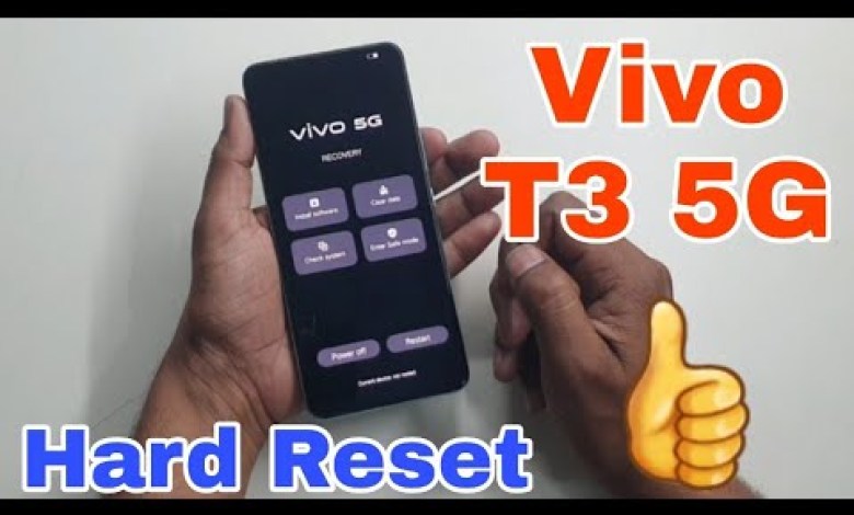 How To Hard Reset Vivo T3 5G How To Hard Reset Vivo T3 5G