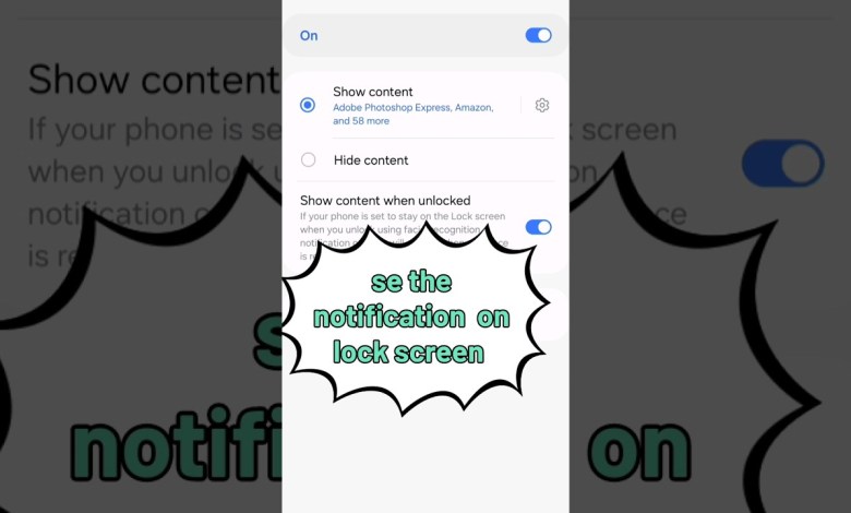 how to see notification on the lock screen in how to see notification on the lock screen in