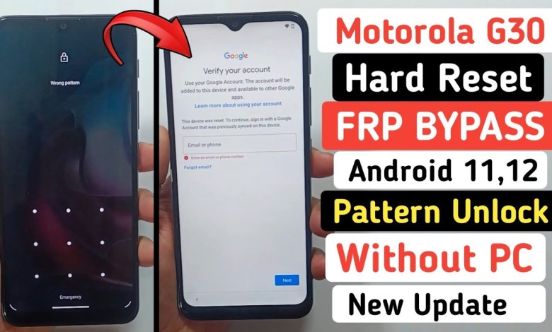 Motorola G30: Learn How to Perform a Hard Reset and Bypass FRP on Moto G30 XT2129 Motorola G30: Learn How to Perform a Hard Reset and Bypass FRP on Moto G30 XT2129