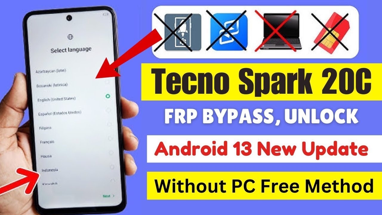Discover How to Bypass FRP on Tecno Spark 20C Without a PC Running Android 13 Discover How to Bypass FRP on Tecno Spark 20C Without a PC Running Android 13