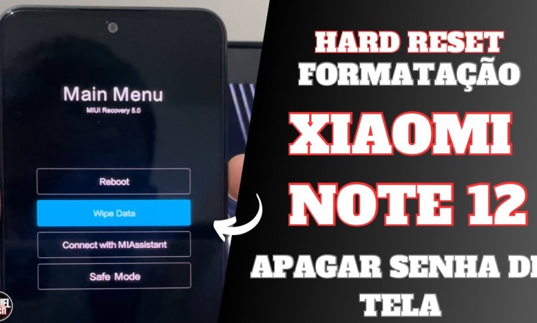 How to Hard reset Xiaomi note 12 / format How to Hard reset Xiaomi note 12 / format