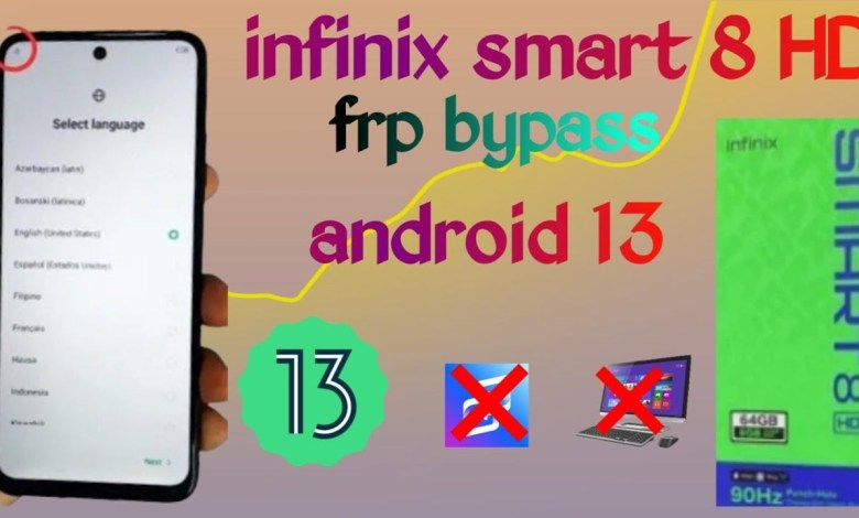 How to remove infinix smart 8 from frp? /how How to remove infinix smart 8 from frp? /how