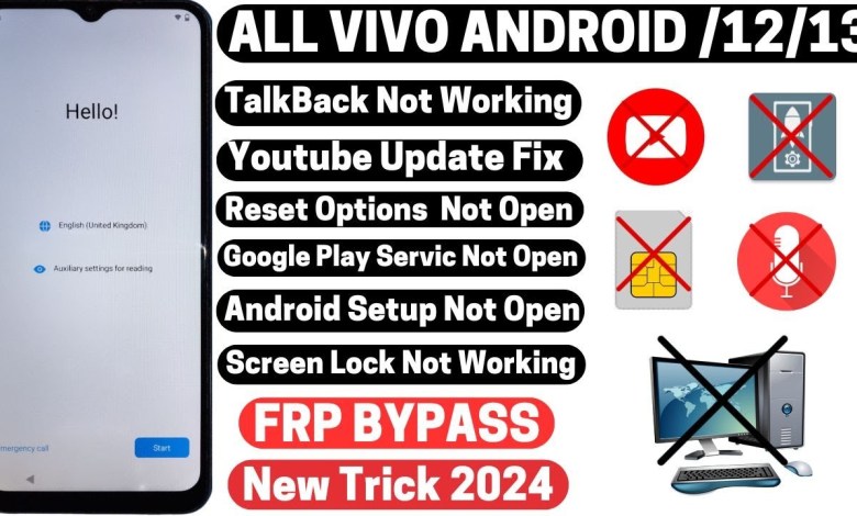 All Vivo Android 11/12 FRP Bypass | Reset Option All Vivo Android 11/12 FRP Bypass | Reset Option