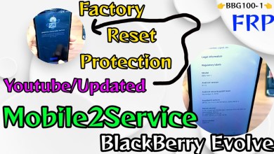Blackberry Evolve Factory Reset Protection FRP BBG100-1 Blackberry Evolve Factory Reset Protection FRP BBG100-1