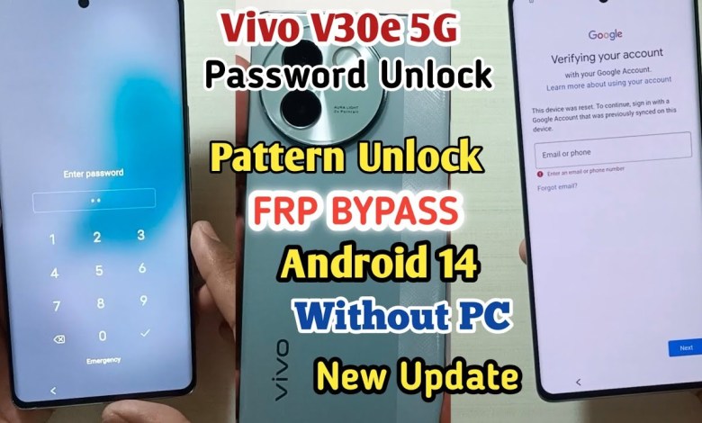 Vivo V30e 5g Factory Reset & Remove All Type Screen Vivo V30e 5g Factory Reset & Remove All Type Screen