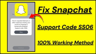 How to Fix Snapchat Support Code SS06 on iPhone How to Fix Snapchat Support Code SS06 on iPhone