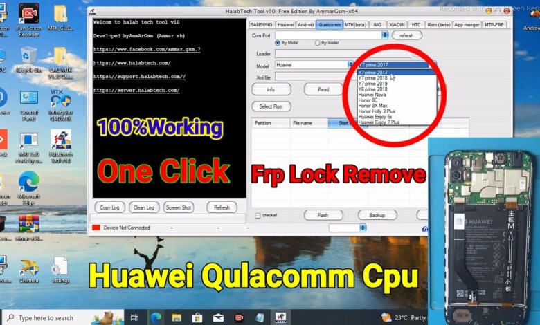 Huawei Qualcomm CPU One Click Frp Remove Free Tool Huawei Qualcomm CPU One Click Frp Remove Free Tool