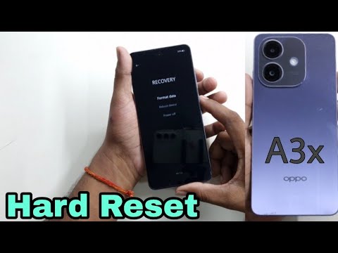How To Hard Reset Oppo A3x 5G How To Hard Reset Oppo A3x 5G
