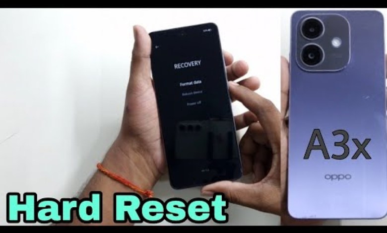 How To Hard Reset Oppo A3x 5G How To Hard Reset Oppo A3x 5G