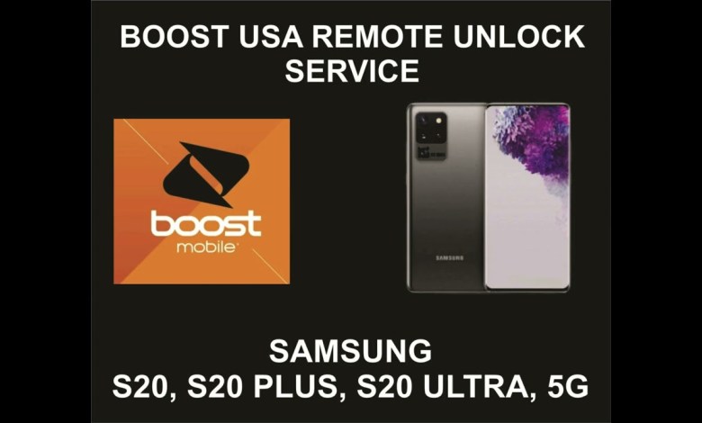 Boost USA Remote Unlock Service, Samsung S20, S20 Plus, Boost USA Remote Unlock Service, Samsung S20, S20 Plus,
