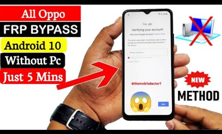 All Oppo Frp Bypass Android 10 Without Pc | New & Easy All Oppo Frp Bypass Android 10 Without Pc | New & Easy