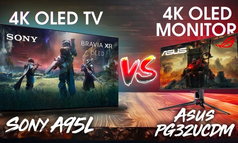 4K OLED Monitors VS 4K OLED TVs Featuring The 4K OLED Monitors VS 4K OLED TVs Featuring The
