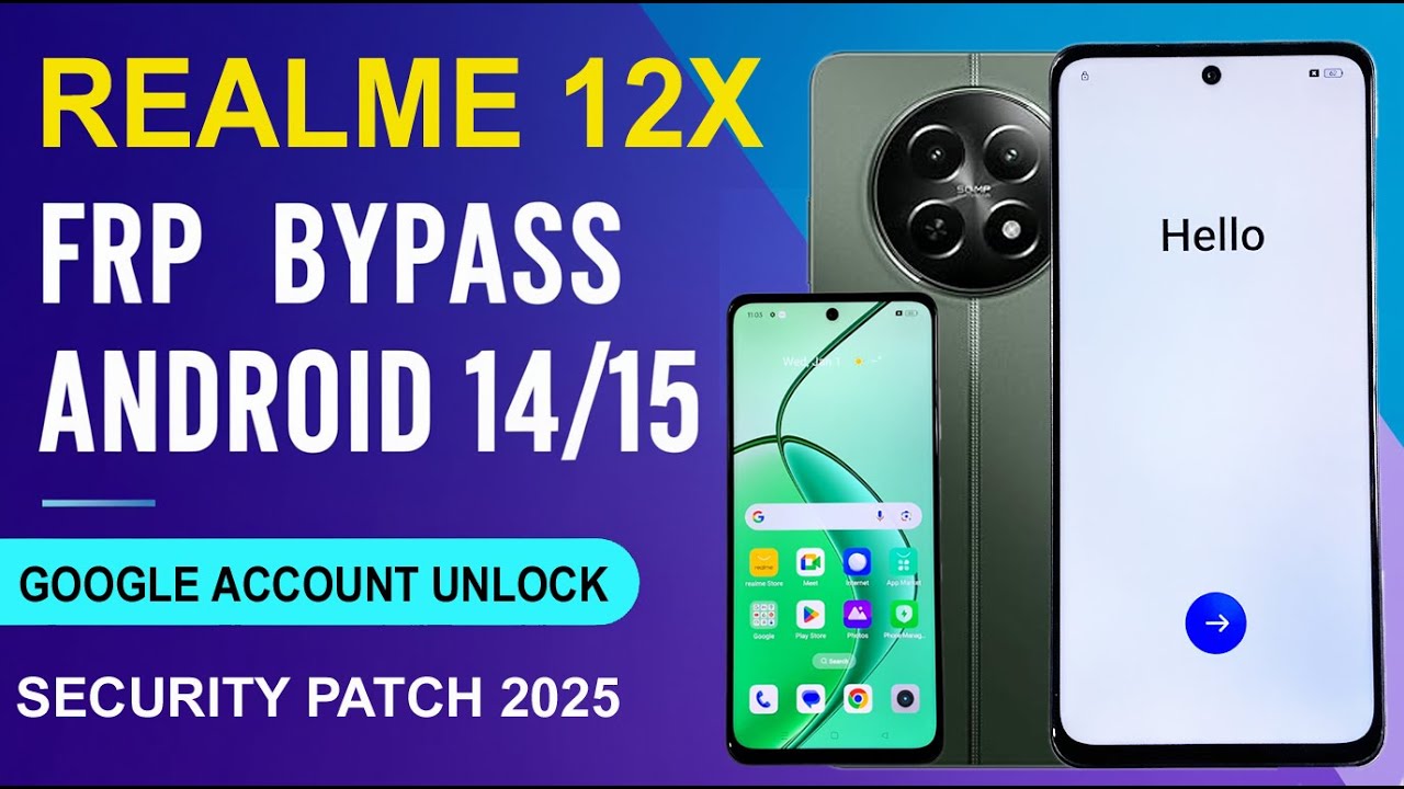 Unlocking Secrets: Realme 12X 5G (RMX3998) FRP Bypass for Android 14/15 – Discover How! Unlocking Secrets: Realme 12X 5G (RMX3998) FRP Bypass for Android 14/15 – Discover How!