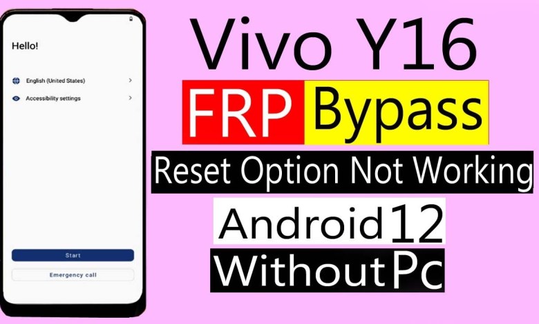 Vivo Y16 Frp Bypass/Android 12 Unlock Google Account Vivo Y16 Frp Bypass/Android 12 Unlock Google Account