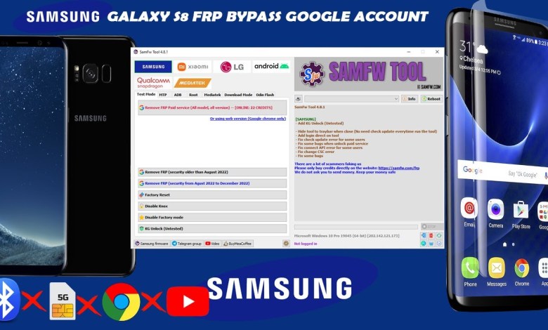 Samsung Galaxy s8,S8 Plus Frp Bypass Google Samsung Galaxy s8,S8 Plus Frp Bypass Google