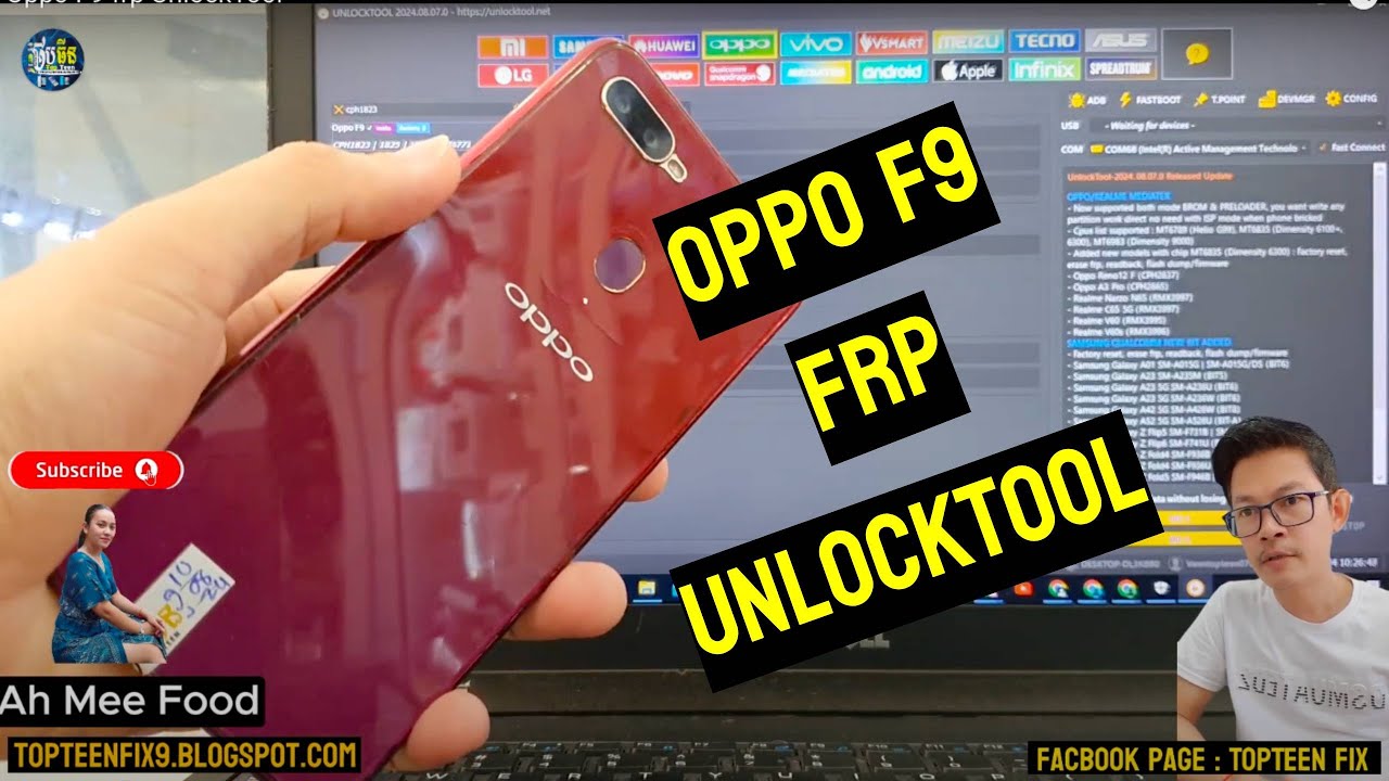 Oppo F9 frp UnlockTool @ahmeefood Oppo F9 frp UnlockTool @ahmeefood