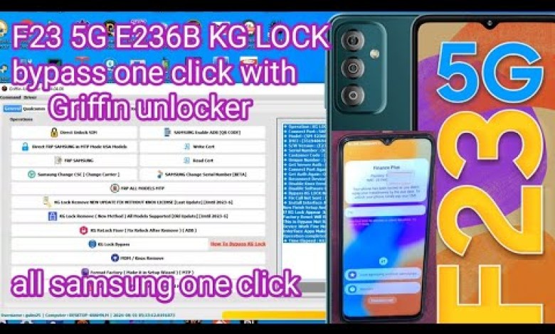 F23 5G E236B KG LOCK bypass one click with Griffin F23 5G E236B KG LOCK bypass one click with Griffin