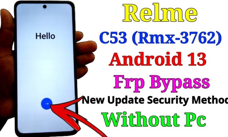 Relme C53 Frp Bypass Android 13| (Rmx3762) Gmail Lock Relme C53 Frp Bypass Android 13| (Rmx3762) Gmail Lock