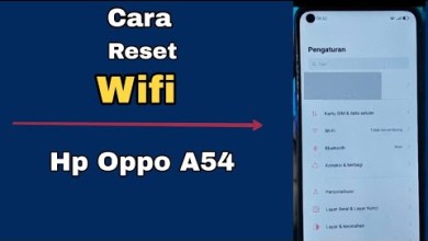 CARA RESET WIFI HP OPPO A54 CARA RESET WIFI HP OPPO A54