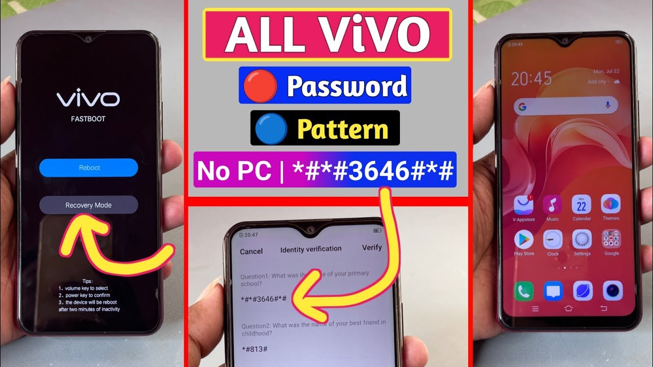 How to unlock vivo mobile, Vivo mobile ka lock kaise to How to unlock vivo mobile, Vivo mobile ka lock kaise to