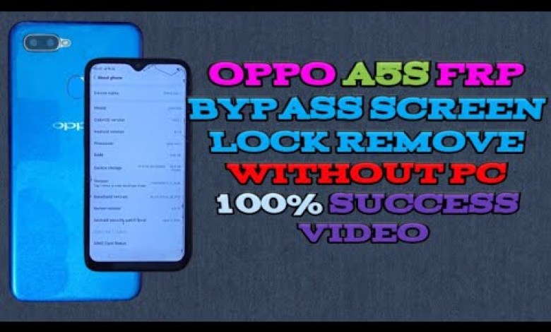 Oppo A5S lock screen password reset and frp bypass Oppo A5S lock screen password reset and frp bypass