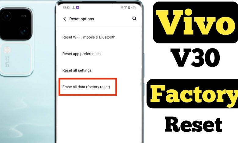 How to factory reset Vivo V30 || Vivo V30 ko factory How to factory reset Vivo V30 || Vivo V30 ko factory