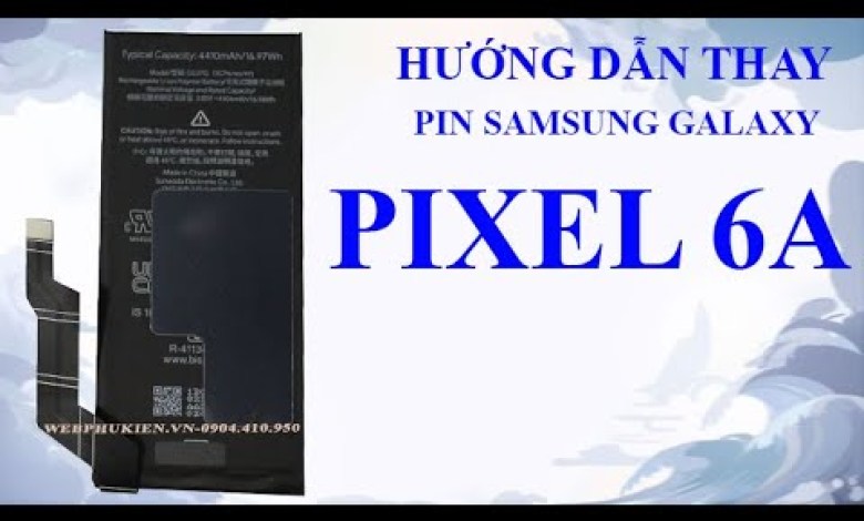 Instructions for replacing the Google Pixel 6A battery Instructions for replacing the Google Pixel 6A battery
