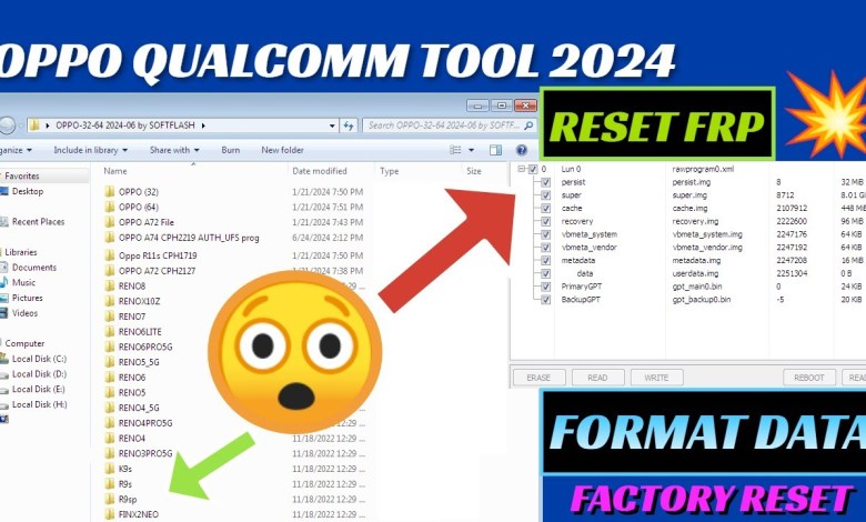 OPPO QUALCOMM TOOL 2024 v3 | Enable BROM | Format Data OPPO QUALCOMM TOOL 2024 v3 | Enable BROM | Format Data